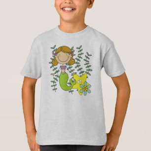 Bruine Haired Meermin T-shirt
