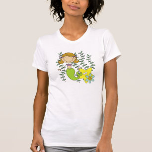 Bruine Haired Meermin T-shirt