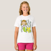 Bruine Haired Meermin T-shirt (Voorkant volledig)