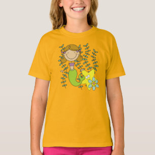 Bruine Haired Meermin T-shirt
