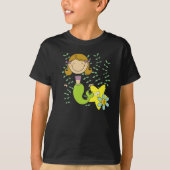 Bruine Haired Meermin T-shirt (Voorkant)