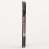 Bruine hand gebreide strepen armoedig chic  Case-Mate iPhone case (Achterkant/rechts)