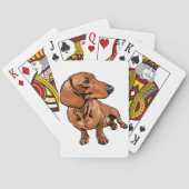 Bruine-hanenkaarten Speelkaarten (Achterkant)