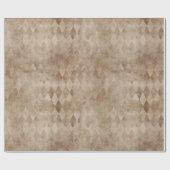 Bruine Harlequin, verhit Cadeaupapier (Vlak)