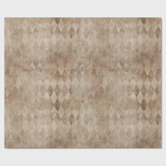 Bruine Harlequin, verhit Cadeaupapier (Vlak)