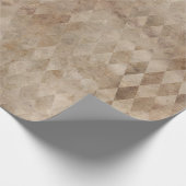 Bruine Harlequin, verhit Cadeaupapier (Hoek)