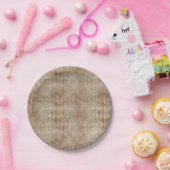 Bruine Harlequin, verhit Papieren Bordje (Feest)