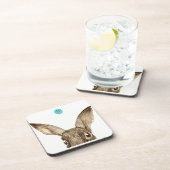 Bruine hars II-Onderzetters (6-set) Drankjes Onderzetter (Rechterzijde)