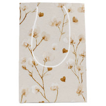 Bruine Harten Blush Bloemrijke Bruiloftsshower