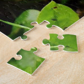 Bruine hegdehog op gras legpuzzel (Zijkant)