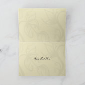 bruine herfst bruiloft Bedankt (Binnen)