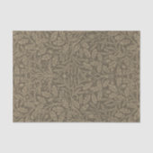 Bruine Herfst herfst Acorn Leafy Gift Decoupage Tissuepapier (Voorkant)