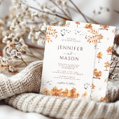 Bruine Herfst Herfst Landschapsboom bladeren bruil Kaart