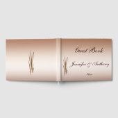 Bruine herfst oogst bruiloft gast boek (Volledig)