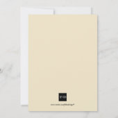 Bruine herfst op maat Thanksgiving Kaart (Achterkant)