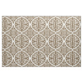 Bruine Heritage Damast Stof (Fat Quarter)
