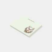 Bruine herten met gewei Rustic kerstfeest Post-it® Notes (Schuin)