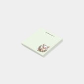 Bruine herten met gewei Rustic kerstfeest Post-it® Notes (Schuin)