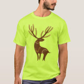 Bruine herten t-shirt (Voorkant)