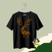 Bruine herten t-shirt