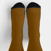 Bruine High-Performance Athletic Crew Sokken (Top)