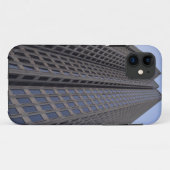 Bruine hogedrukbouwkoffers Case-Mate iPhone case (Achterkant (horizontaal))