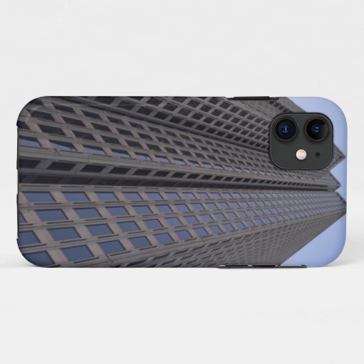 Bruine hogedrukbouwkoffers Case-Mate iPhone case (Achterkant (horizontaal))