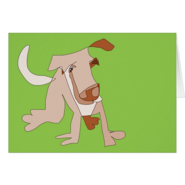 Bruine hond (Voorkant Horizontaal)