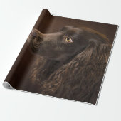bruine hond cadeaupapier (Uitgerold)