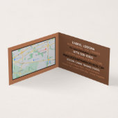 Bruine hond, Dog Trainer Visitekaartje (Binnen)