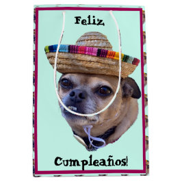 Bruine Hond Gezicht Chug Foto Medium Cadeauzakje