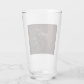 bruine hond glas (Achterkant)