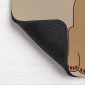 Bruine hond muismat (Hoek)