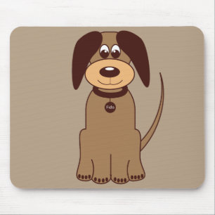 Bruine hond muismat