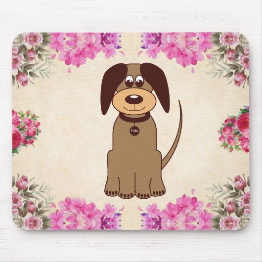 Bruine Hond Muismat (Voorkant)