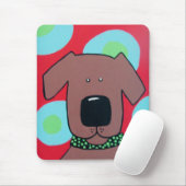 Bruine hond Muismat (Met muis)