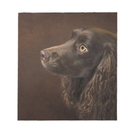 bruine hond notitieblok