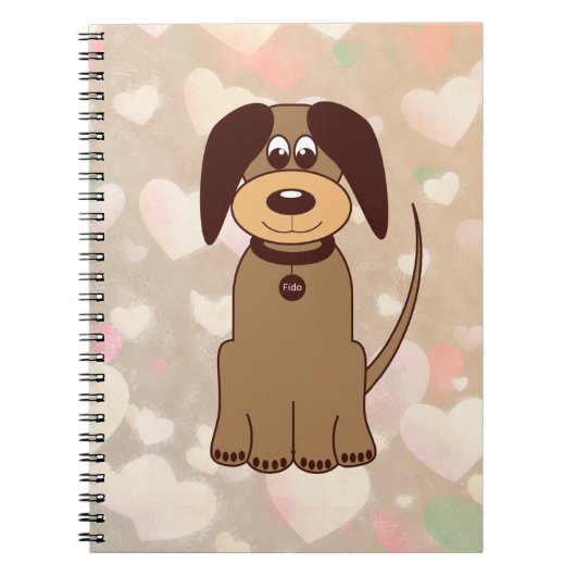Bruine Hond Notitieboek (Voorkant)