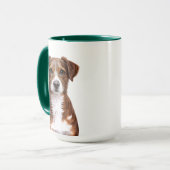 Bruine Hond Portret Mok (Voorkant links)
