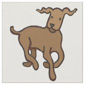 Bruine hond stof (Close Up)