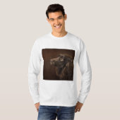 bruine hond t-shirt (Voorkant volledig)