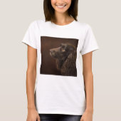 bruine hond t-shirt (Voorkant)