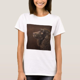 bruine hond t-shirt