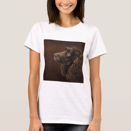 bruine hond t-shirt (Voorkant)