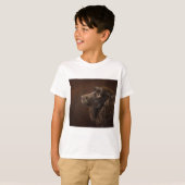 bruine hond t-shirt (Voorkant volledig)