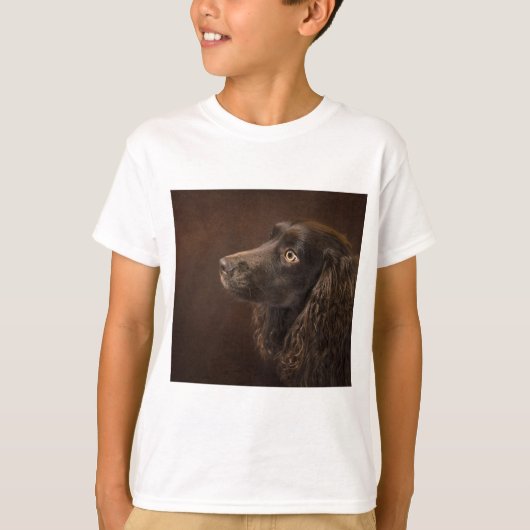 bruine hond t-shirt (Voorkant)