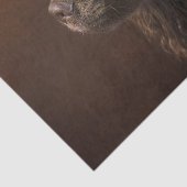 bruine hond tissuepapier (Detail)