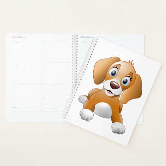 Bruine-hondenrok Planner (Display)