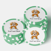 Bruine-hondenrok Poker Chips (Opstapeling)