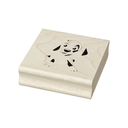 Bruine-hondenrok Rubberstempel (Stempel)